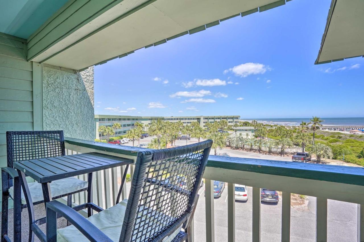Isle Of Palms Beachfront Condo With Balcony And Pool! エクステリア 写真