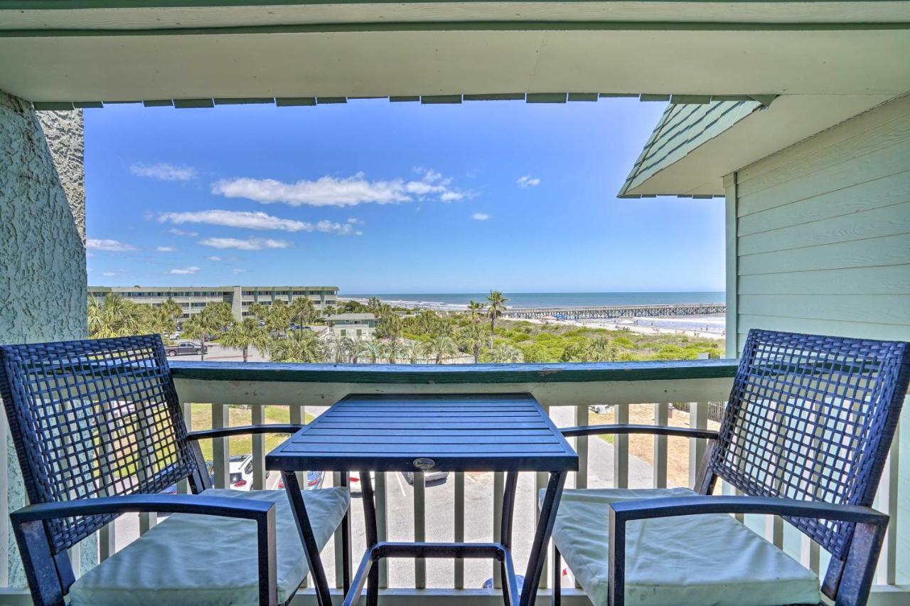 Isle Of Palms Beachfront Condo With Balcony And Pool! エクステリア 写真