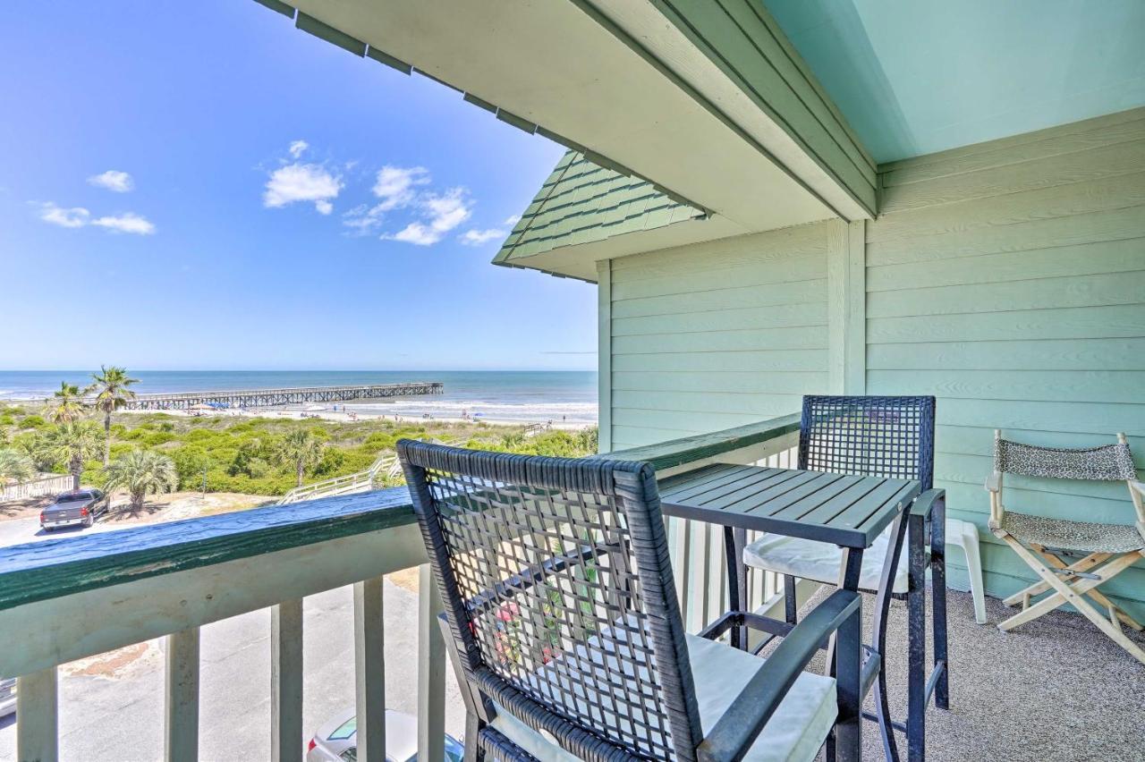 Isle Of Palms Beachfront Condo With Balcony And Pool! エクステリア 写真