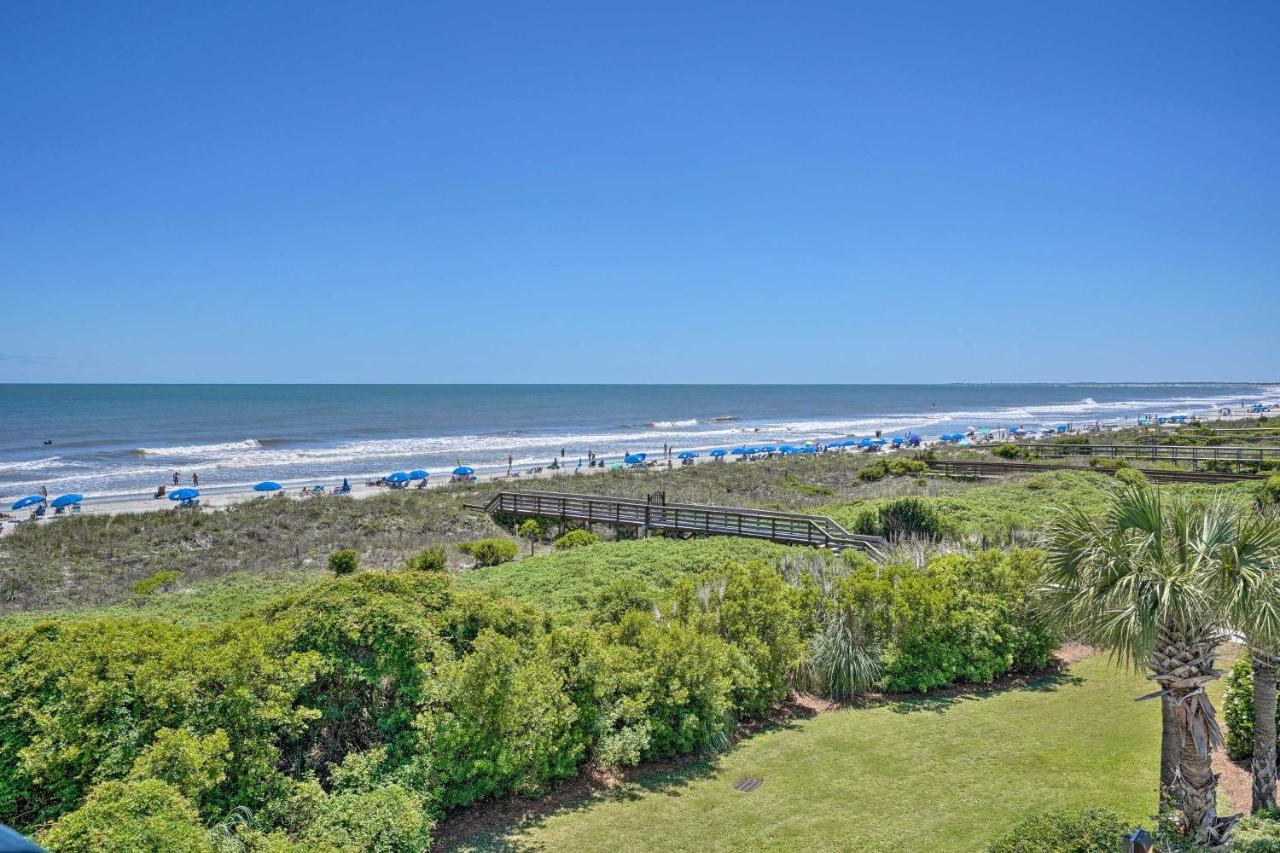 Isle Of Palms Beachfront Condo With Balcony And Pool! エクステリア 写真